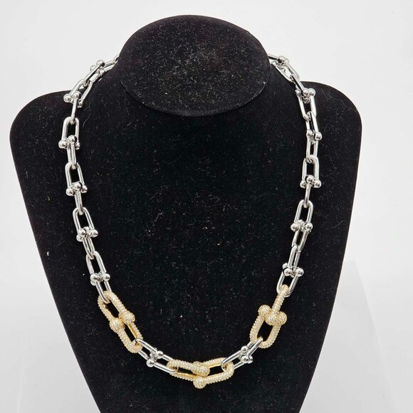 Auth Louis Vuitton Lock&Key Silver w/Unbranded 925 Pure Silver 14k Gold Plated - Picture 10 of 11